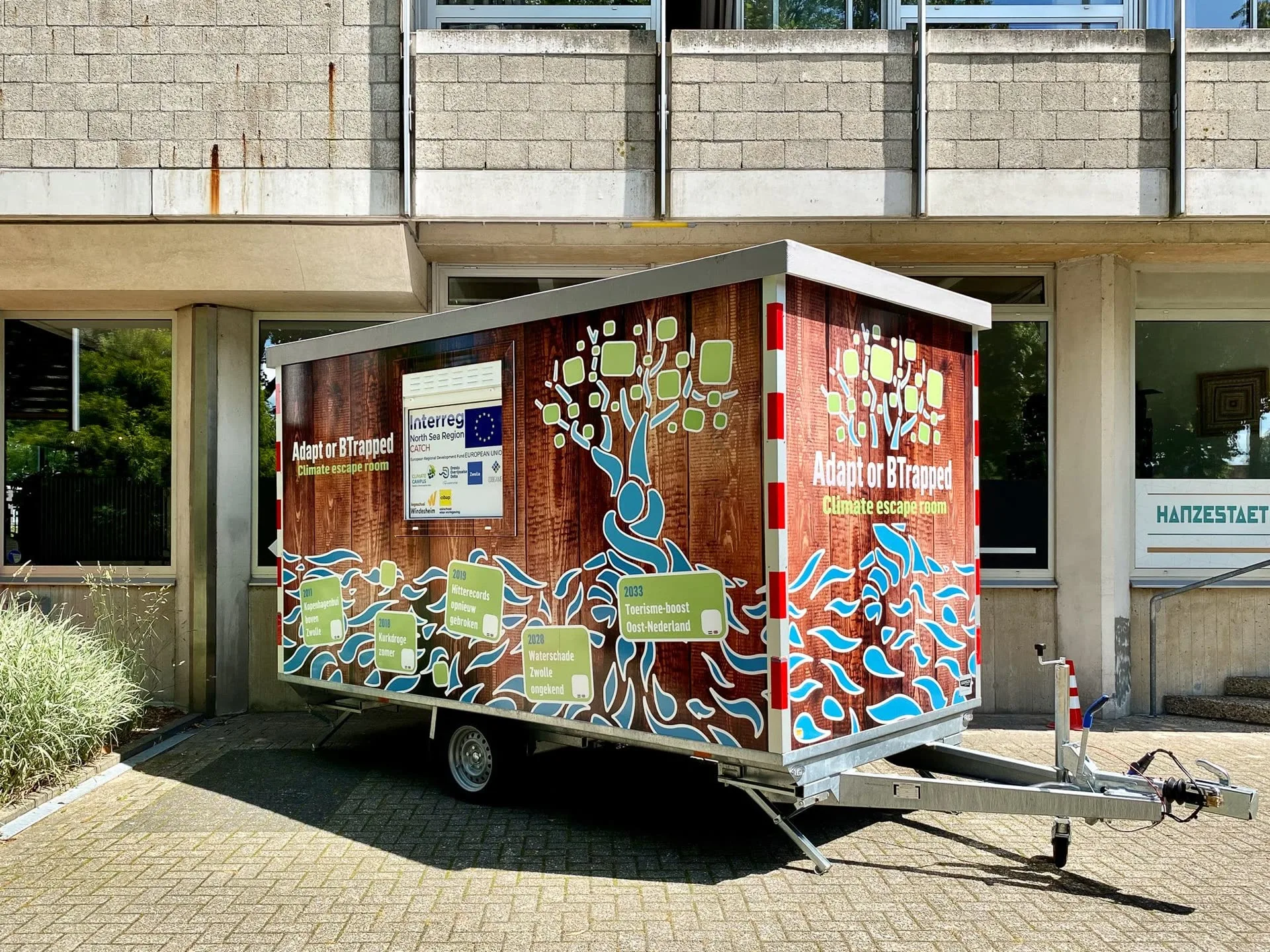 Bewoners spelen Adapt or Btrapped, mobiele beleving over wateroverlast en hitte in de wijk